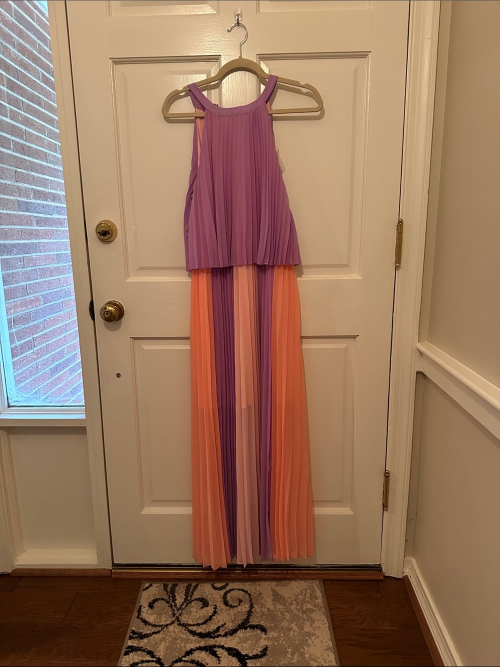 Pleated Maxi Dress